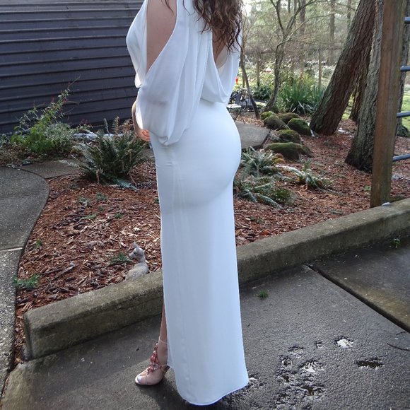 Halston Heritage White Long Dress / Wedding Dress - Picture 16 of 16